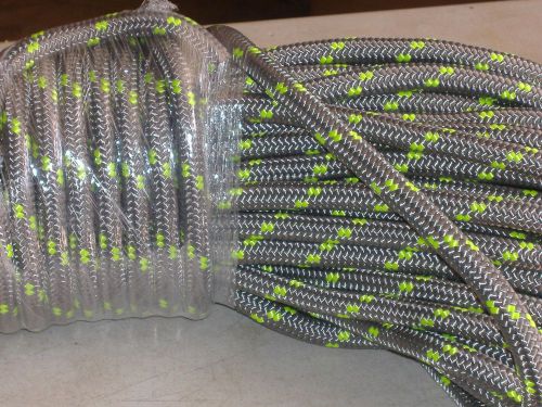 Double Braid Polyester 3/4&#034; x200 feet arborist rigging tree bull rope Platinum