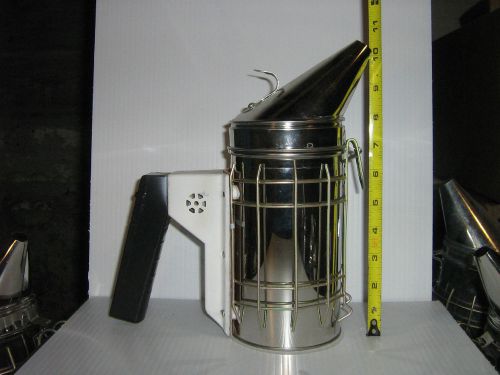 Electronic bee smoker stainless steel with heat shield beekeeping equipment for sale