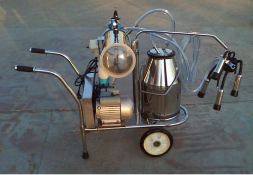 Portable milking vaccuum pump machine for cows single brand new factory direct for sale