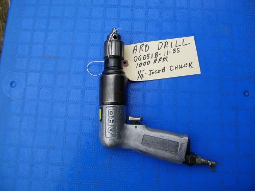 ARO-PNEUMATIC DRILL - DG051B-11-BS, 1/4&#034; JACOBS CHUCK