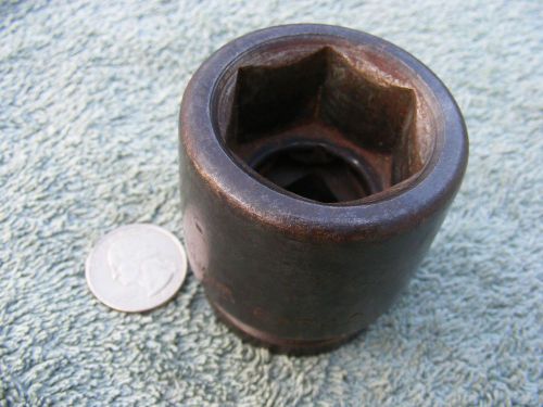 JH Williams 1-1/4&#034; short impact socket 3/4&#034; drive 6-640