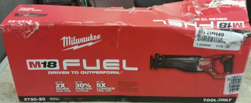 Milwaukee 2720-20 Cordless M18 Fuel 18V Reciprocating Saw Sawzall Bare Tool NEW