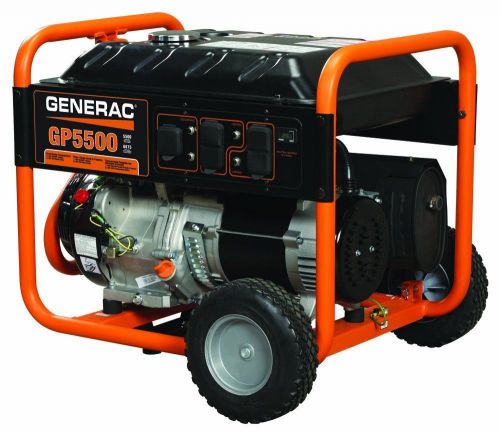 Generac GP5500 5,500 Watt 389cc OHV Portable Gas Powered Generator