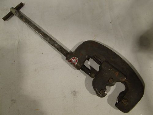 LARGE Vintage NYE TOOL WORKS Pipe Cutter 2-N 1/8-2&#034; Old HEAVY DUTY Plumbers Tool