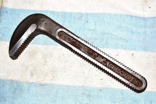 Ridgid new nos 31720 pipe wrench hook jaw for 36 inch straight quality usa tool for sale