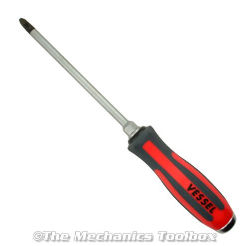 Vessel megadora screwdriver tang-thru 930 p3 x 150 cross point - jis &amp; phillips for sale