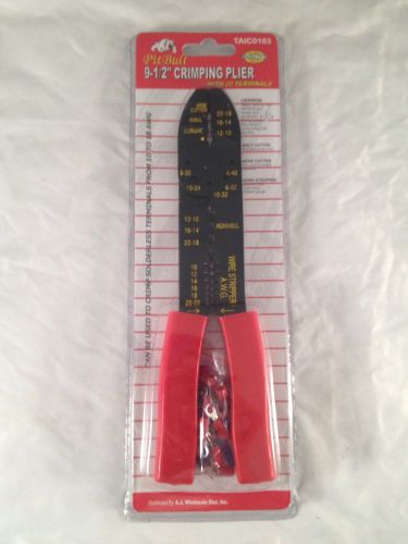 9-1/2&#034; crimping plier with 20 piece terminals taic0103 for sale