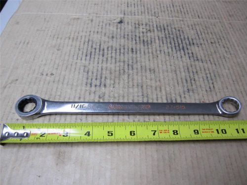 ARMSTRONG TOOLS USE MADE 11/16&#034; S.A.E. RATCHETING BOX WRENCH MECHANIC&#039;S TOOLS