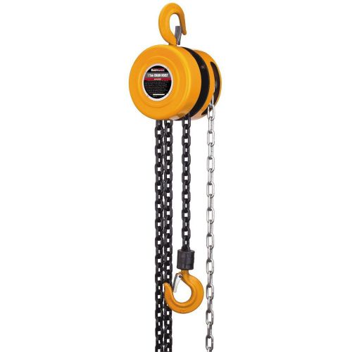 1 Ton Extra Long Chain Hoist with 16 foot grade 80 chain!