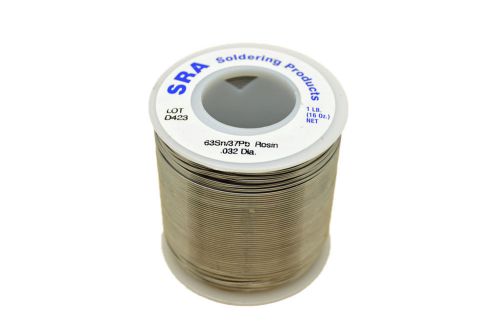 Rosin Flux Core Solder, 63/37 .032-Inch, 1-Pound Spool