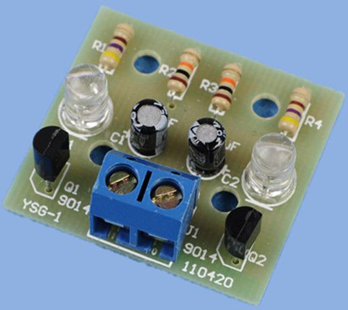 Simple flash circuit diy kit 3v-9v for sale
