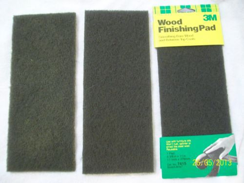3M Wood Finishing Pads #7415 - 3 Type S - Super Fine - 11&#034; by 4 3/8&#034; Pads