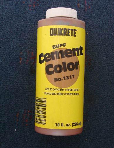Quikrete buff Cement Color no 1317 10 fl oz (296ml) NEW