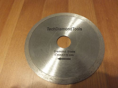 Diamond   continuous rim TILE SAW BLADE 5&#034;