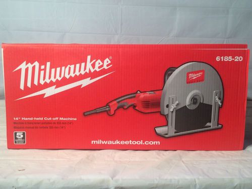 Milwaukee 6185-20 hand held 14&#034; abrasive powe cutter cut-off machine new for sale