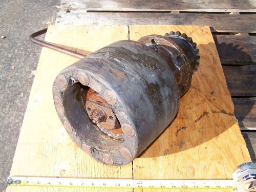 Old FORDSON Tractor PLYMOUTH Flat Belt Pulley Farm Hit Miss Gas Engine Steam WOW