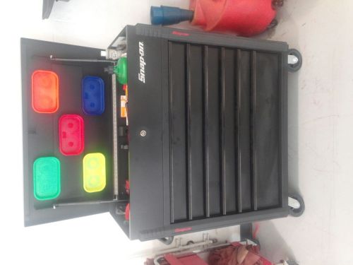 Flat black snap on tool box for sale