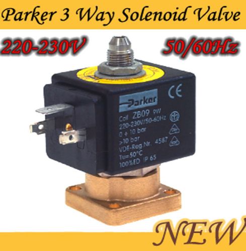 Parker 3 Way Electronic Solenoid Valve Espresso Machine,ZB09 Coil, 220v
