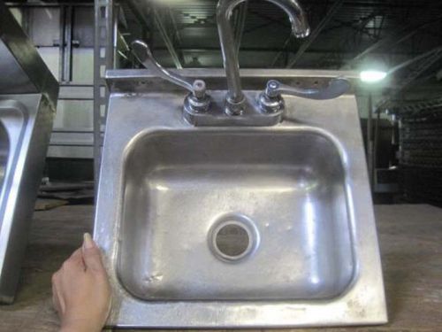 Stainless Steel Wall Mount Hand Sink with Faucet  #10