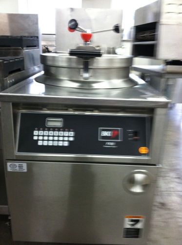 Used bki pressure fryer, electric, computer controls, 75 lb. oil capacity, 208/3 for sale