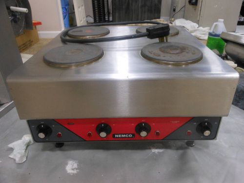 NEMCO 6311-2-240 RAISED FOUR BURNER 7000W  ELECTRIC RANGE / HOT PLATE