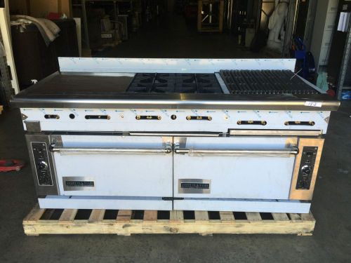 American Range 72&#034;4 Burners,24&#039;&#039;Charbroiler, and 24&#034;Griddle on 2 Convection Oven