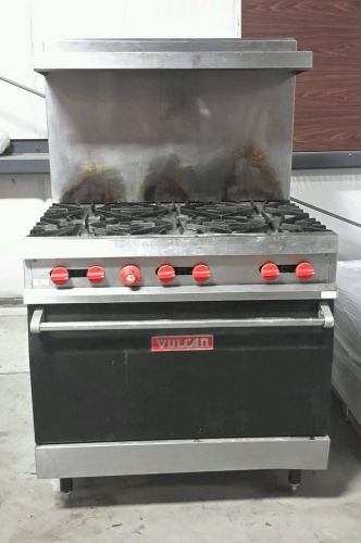 Used 36&#034; Commercial 36L Vulcan Propane Gas Range