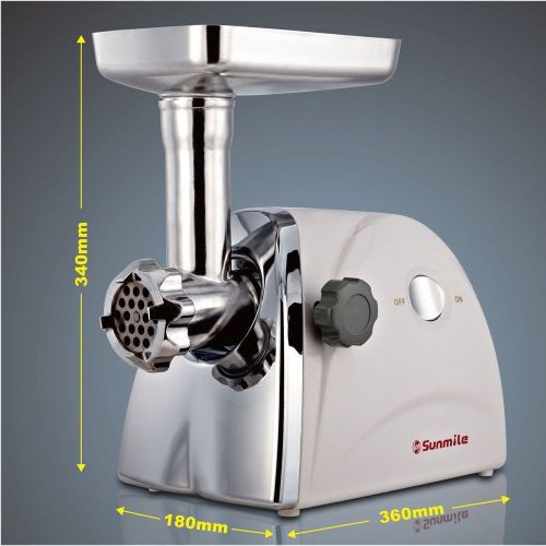 Electric Meat Grinder Industrial Sausage Stuffer Stainless Steel 800W US