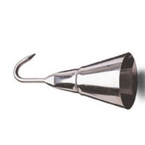 FDick 9000615 Stainless Steel Butcher Bell Scraper with Hook