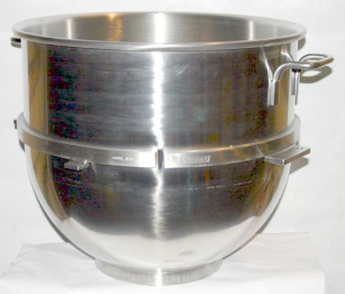 Hobart s/s 80 qt bowl - bowl-sst080 80 quart stainless mixing bowl 00-275690 new for sale