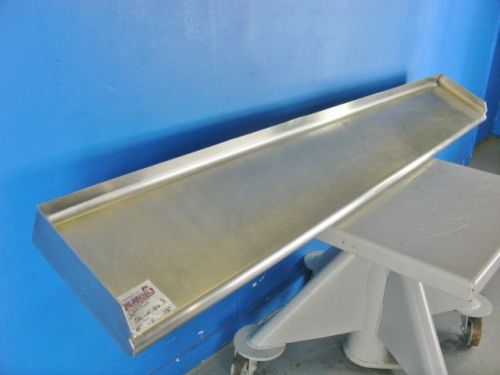 Commercial Stainless Steel Wall Mount Shelving 12&#034; Deep x 85&#034; Wide