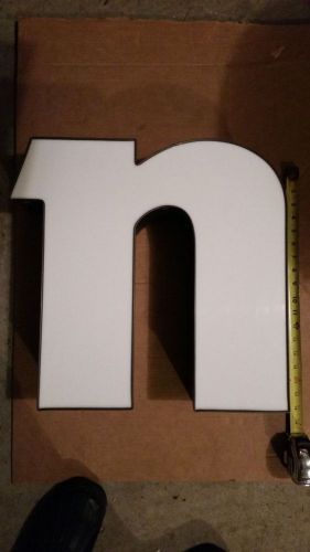 Box letter N from large Quiznos Sign