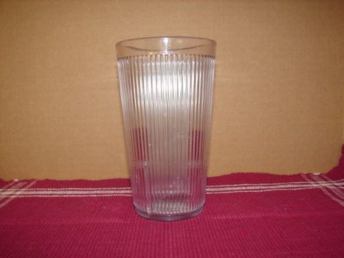 *LOT OF 48* CARLISLE 16 OZ CRYSTALON STACKABLE TUMBLER CUPS