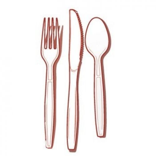 2501 Full Size Extra Heavy Combo Box Cutlery-960 pcs White