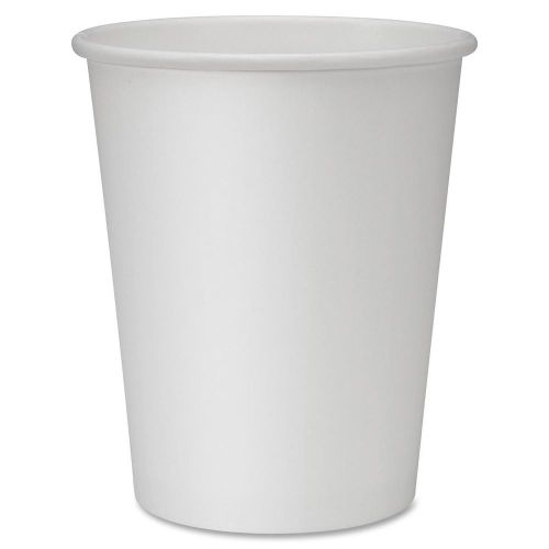 Genuine joe polyurethane-lined disposable hot cups - 8 oz - 50/pack - (19045pk) for sale