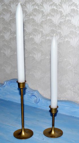One Pair Brass Candle Holder