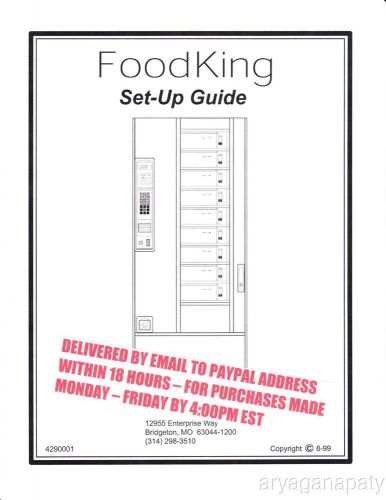 Food King-429 Setup-Guide (28 pages) PDF sent by email