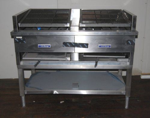 New 48&#034; radiant charbroiler with stand from us range! for sale