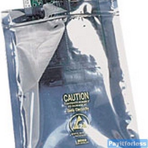 8x10 3 mil static shielding ziplock zip lock bags 100 for sale