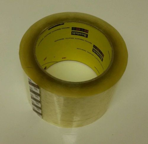 3M 375 Clear Carton Sealing Tape - 3&#034; x 55 yards