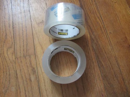 2 Rolls Scotch Heavy Duty Shipping Packing Tape