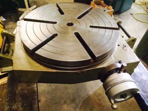 Horizontal Rotary Milling Table Large 15&#034;