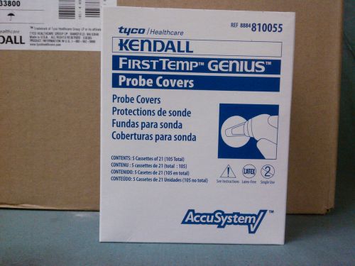 1 Brand New Case of Kendall FirstTemp Genius Probe Covers (2,100) AccuSystem