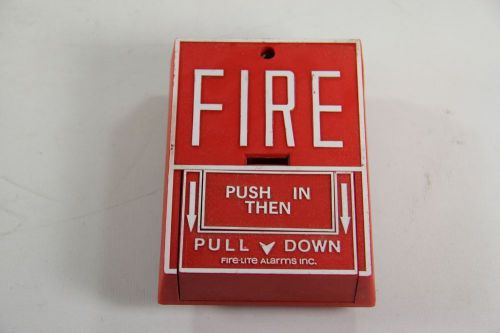 Fire-Lit Alarms BG-10 Fire Alarm Pull Station, Push In Then Pull, Notifier