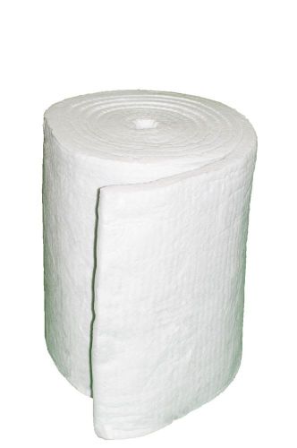 Ceramic fiber blanket - 8lb/cu.ft density 1.5&#034; x 24&#034; x 204&#034; (34 sq.ft /roll) for sale