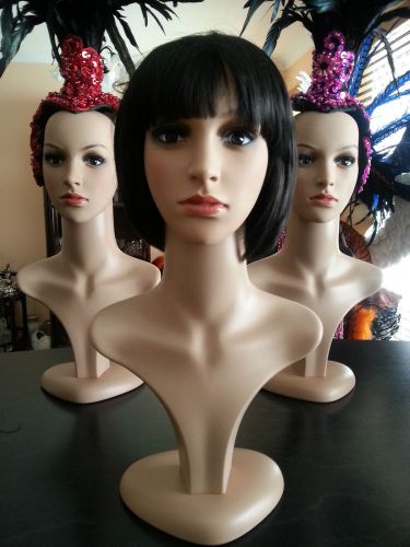 NEW Shop Display-Long Neck Mannequin HEADS Brand New Models LifeLike Appearance