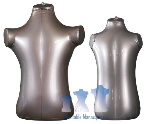 Inflatable Mannequin - Child Torso Package, Silver