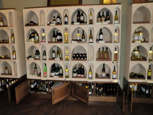 Wine rack display shelves for wine store home cellar. WineStyles store fixtures