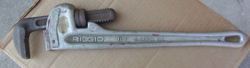 Pre used ridgid 818 aluminum h.d. 18&#034; pipe wrench for sale