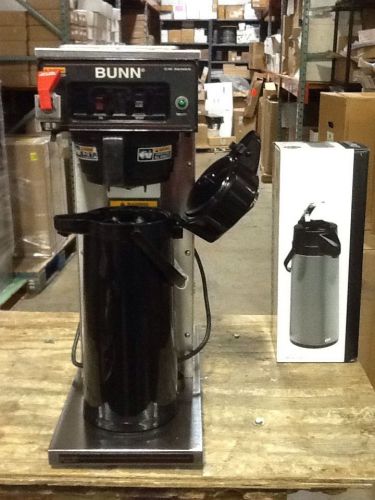 BUNN CWTF-15 APS  COFFEE BREWER WITH HOT WATER DISPENSER AND NEW CURTIS AIRPOT